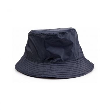 Zwarte Fleece hoed | Omkeerbaar